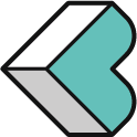 Logo: A cut-out block resembling the letter 'B', with the sites forming the letter 'K', offering compelling visuals.